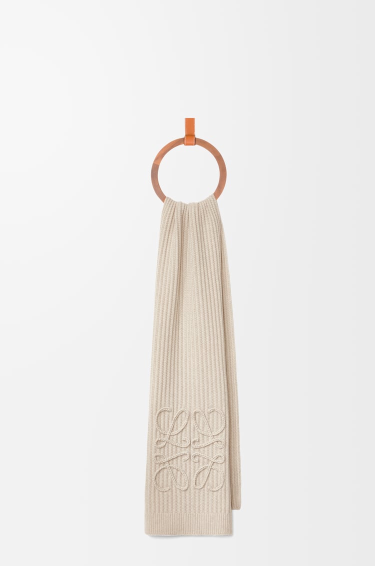 Loewe Anagram Scarf In Wool 2 Colours