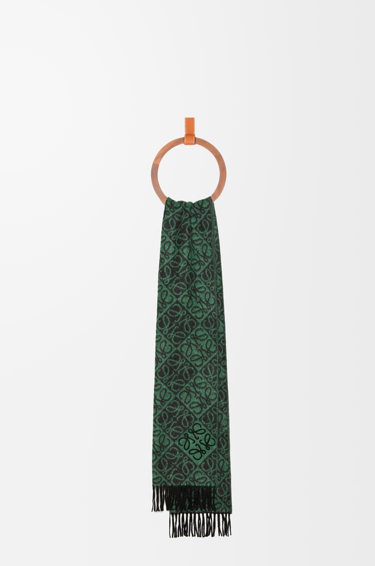 Loewe Anagram Scarf In Wool And Cashmere 4 Colours