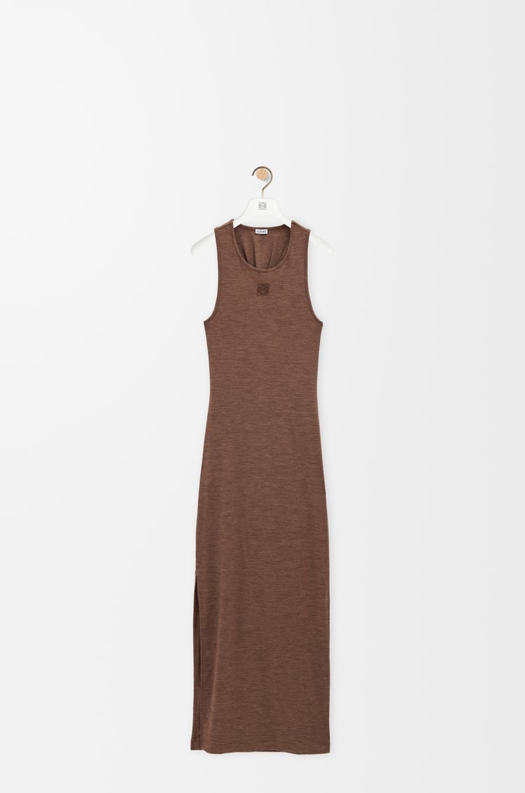 Loewe Anagram tank dress in stretch wool 1 Colours