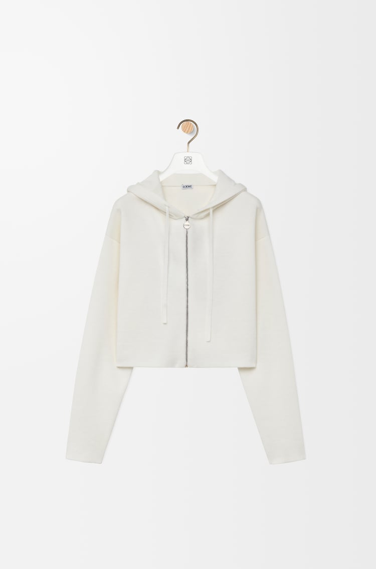 Loewe Anagram zip-up hoodie in wool 2 Colours