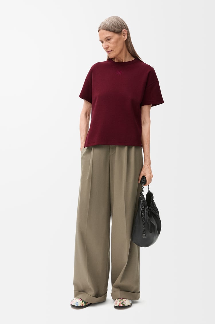 Loewe Asymmetric T-shirt In Cotton Blend 4 Colours