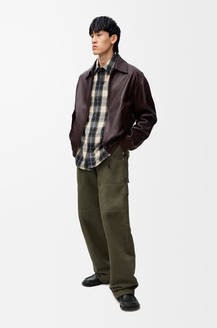 Loewe Aviator Jacket In Deerskin 2 Colours