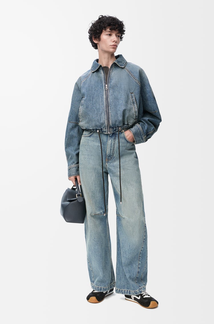 Loewe Balloon Jacket In Denim 1 Colours