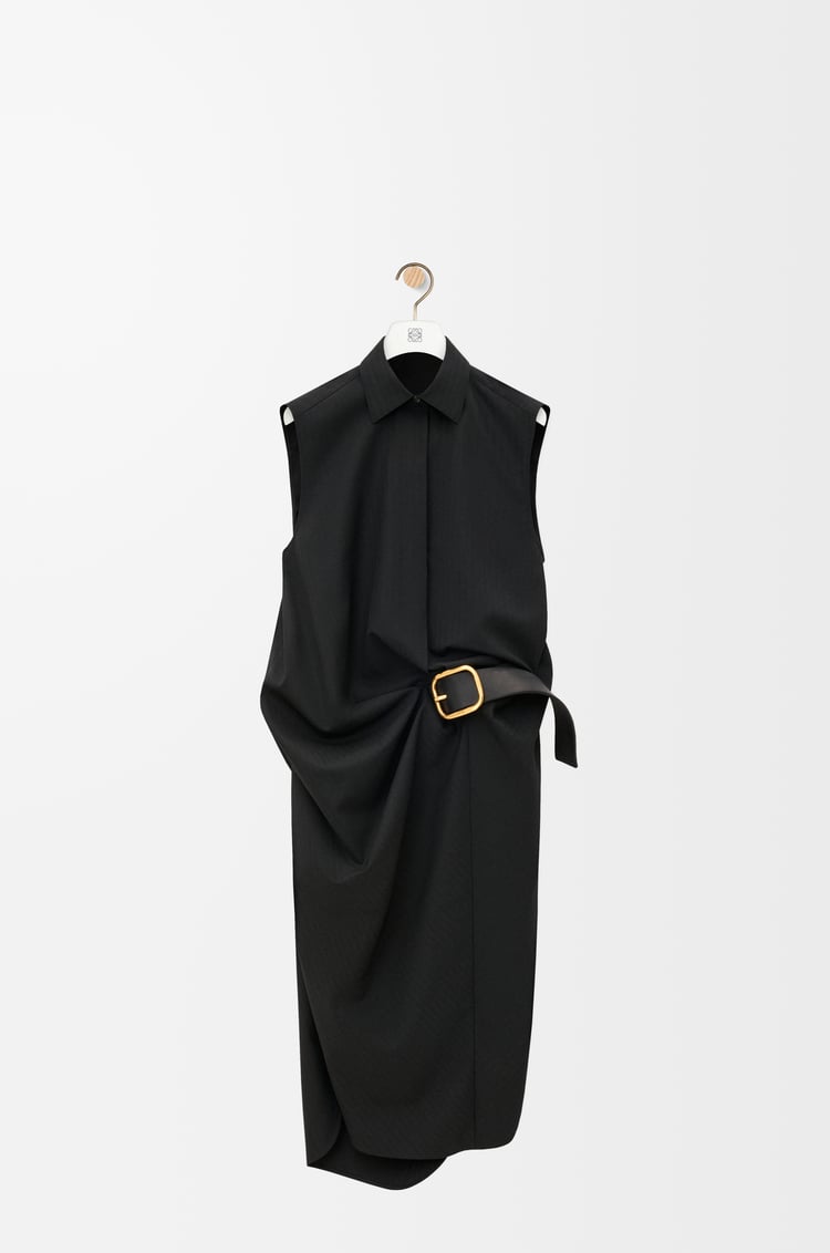 Loewe Belted dress in wool 1 Colours
