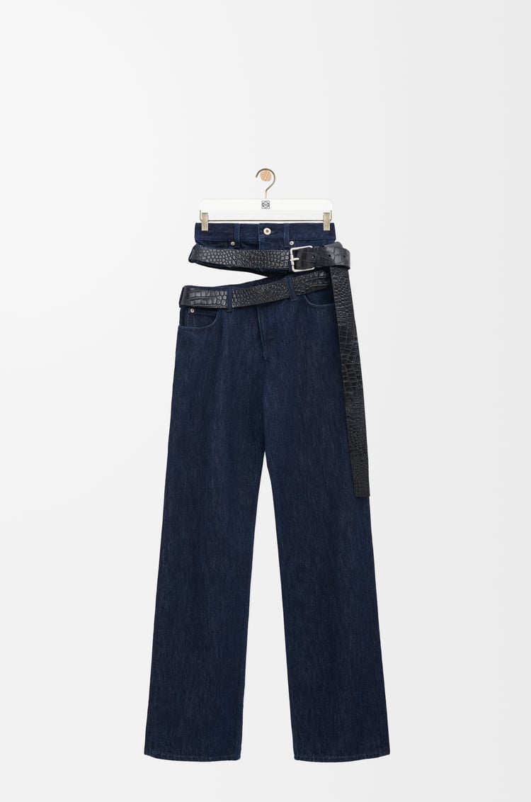 Loewe Belted jeans in denim 1 Colours