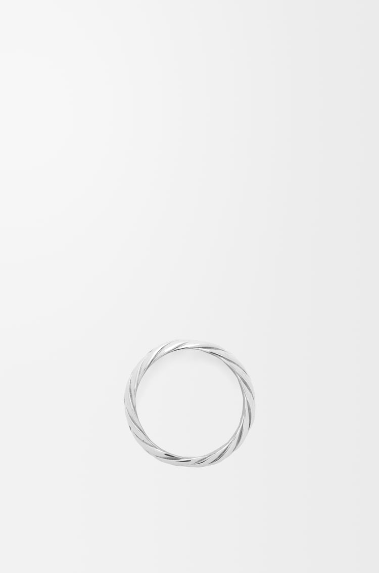 Loewe Braided Ring In Sterling Silver 1 Colours