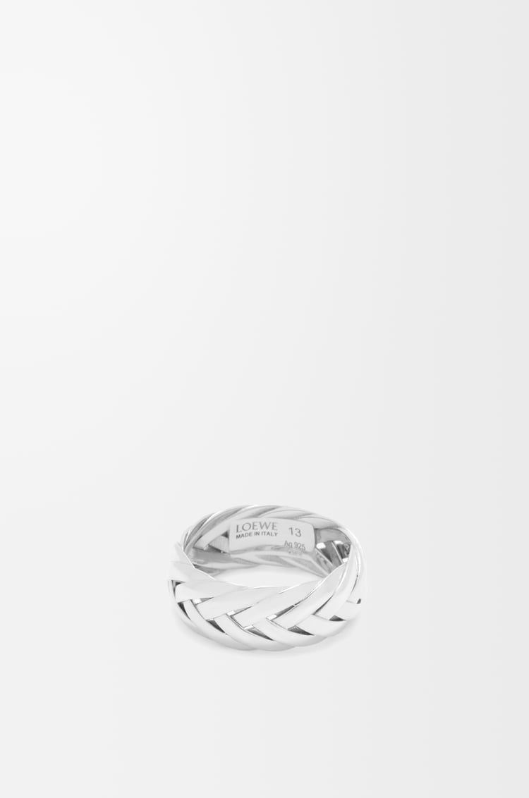 Loewe Braided ring in sterling silver 1 Colours