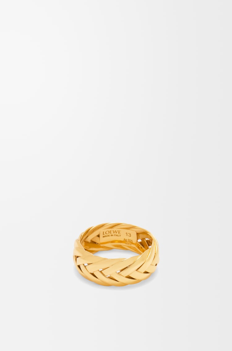 Loewe Braided ring in sterling silver 1 Colours