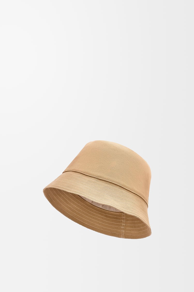 Loewe Bucket Hat In Canvas And Calfskin 1 Colours