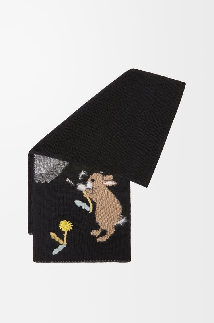 Loewe Bunny scarf in wool 1 Colours