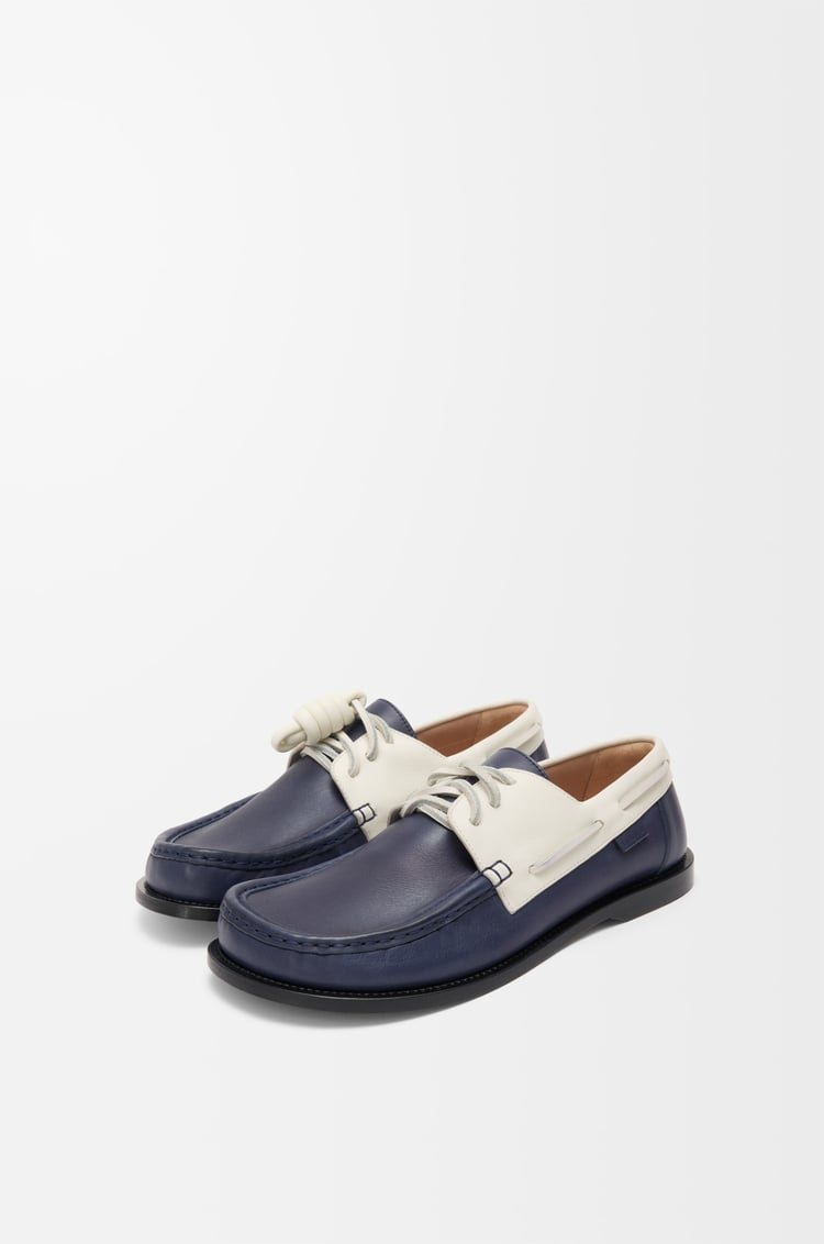 Loewe Campo Boat Shoe In Soft Calfskin 1 Colours