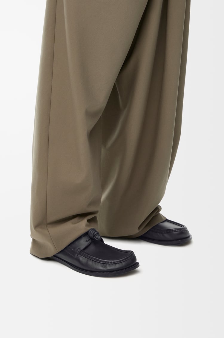 Loewe Campo Boat Shoe In Soft Calfskin 1 Colours