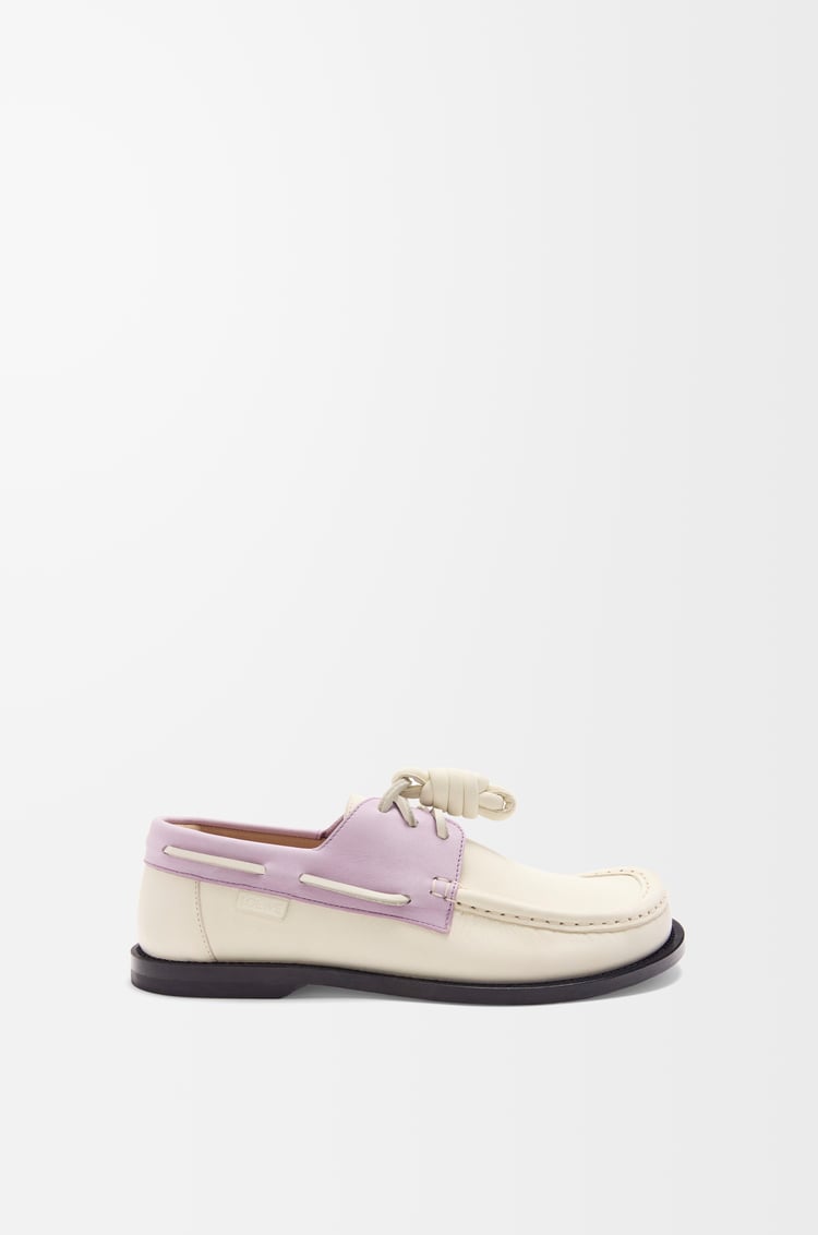 Loewe Campo boat shoe in soft calfskin 3 Colours