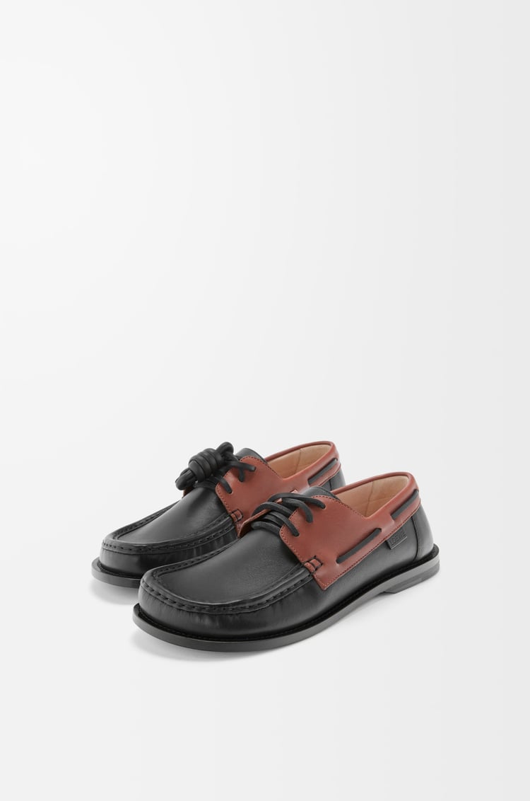 Loewe Campo Boat Shoe In Soft Calfskin 3 Colours