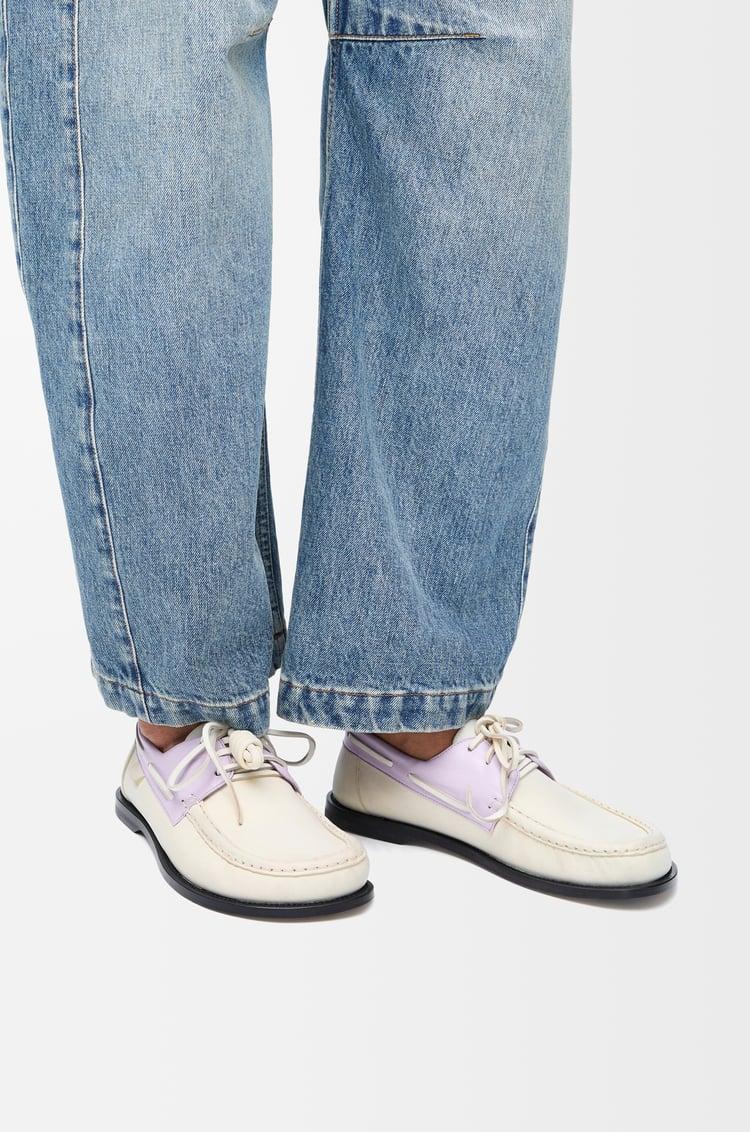 Loewe Campo Boat Shoe In Soft Calfskin 3 Colours