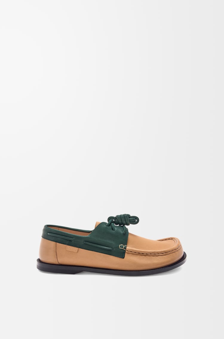 Loewe Campo boat shoe in soft calfskin 4 Colours