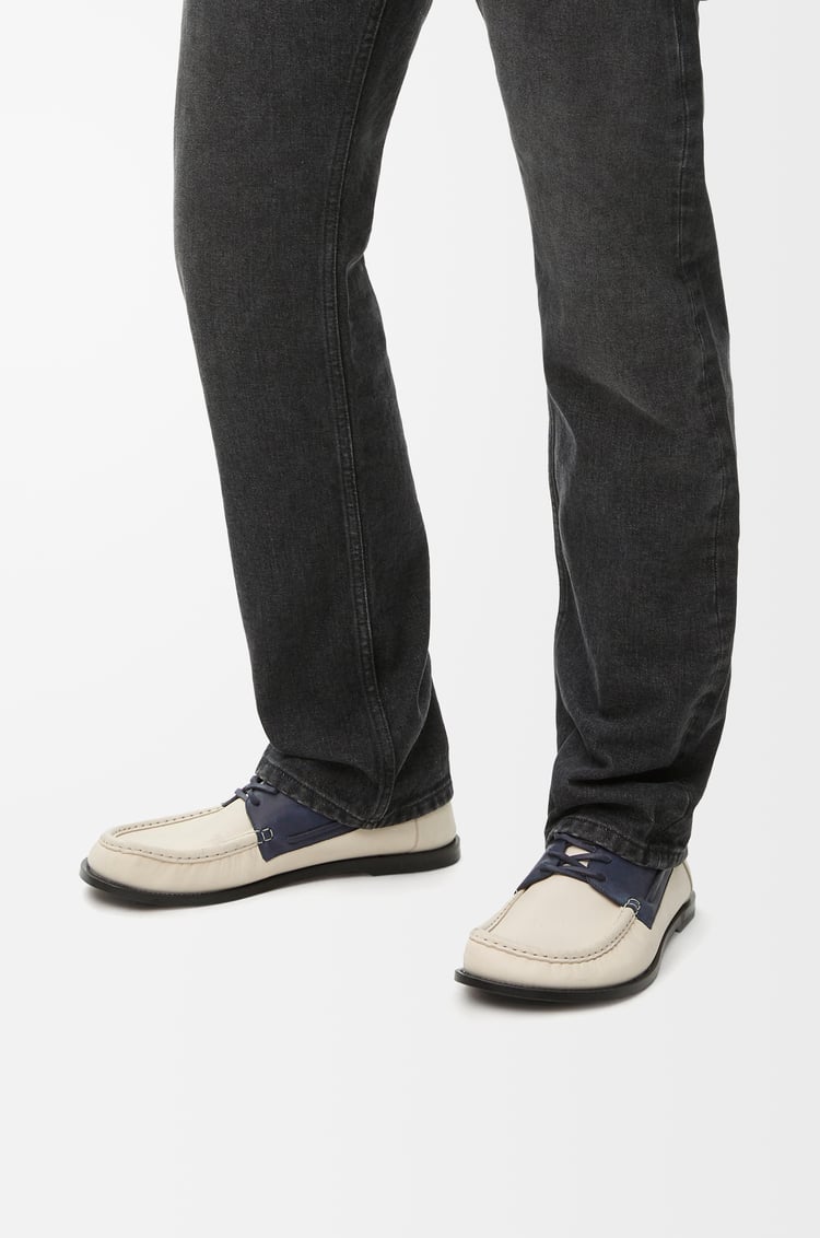 Loewe Campo Boat Shoe In Soft Calfskin 4 Colours