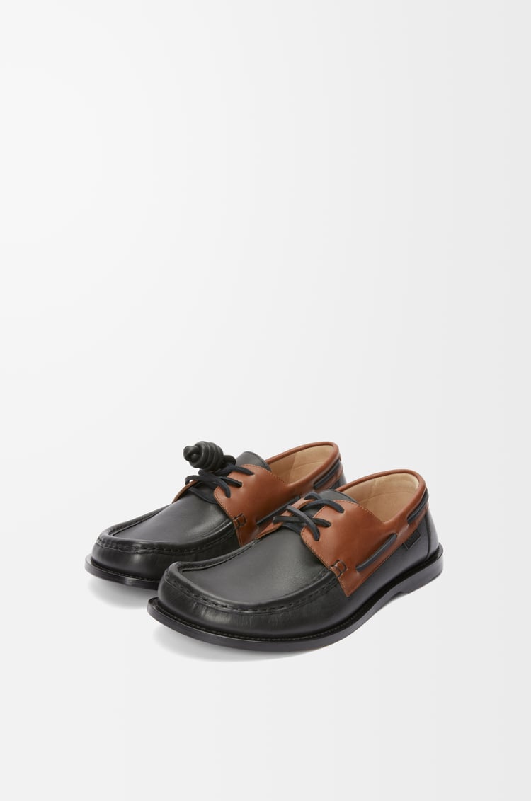 Loewe Campo Boat Shoe In Soft Calfskin 4 Colours