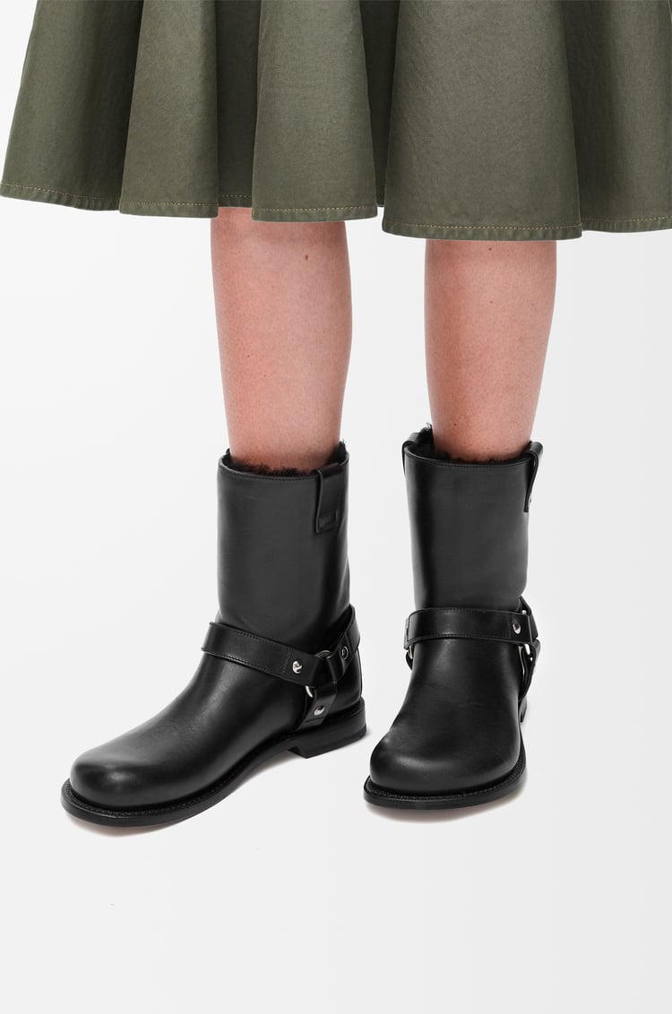 Loewe Campo Boot In Reverse Shearling 1 Colours