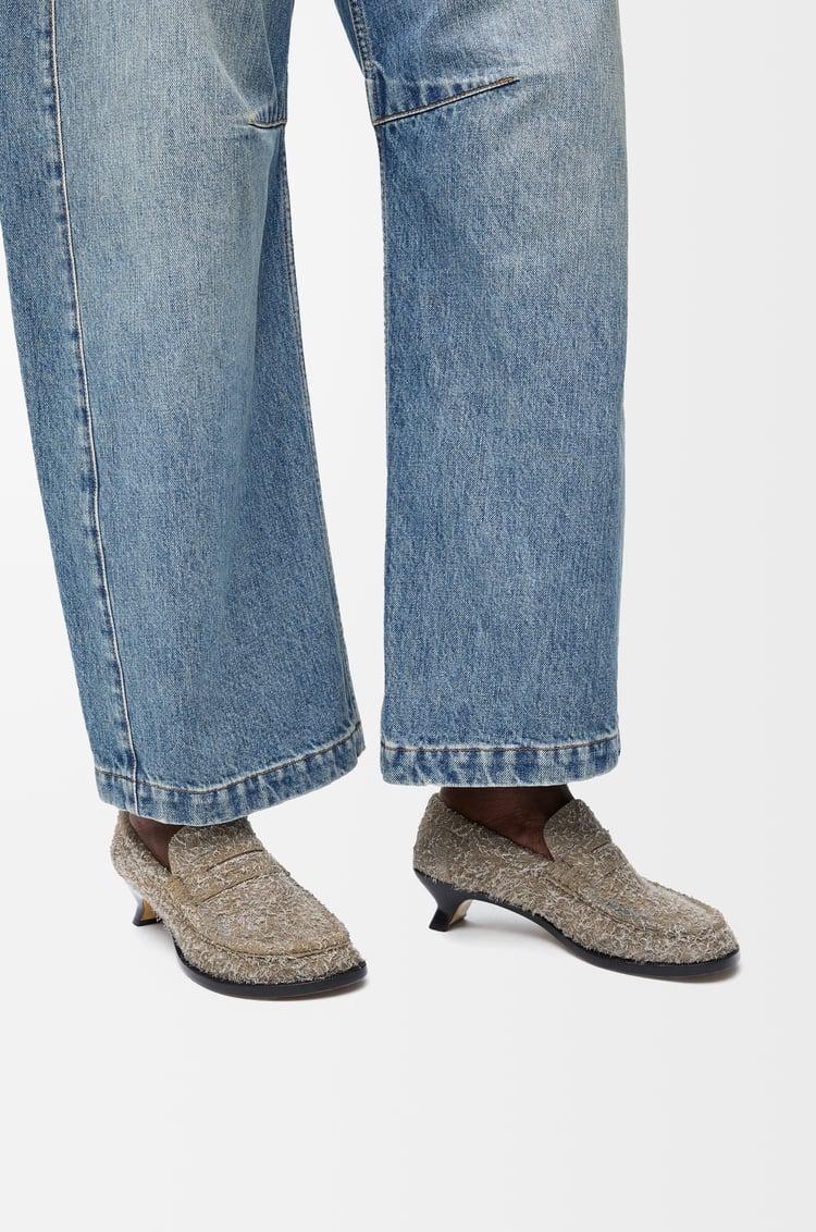 Loewe Campo Loafer In Brushed Suede 1 Colours