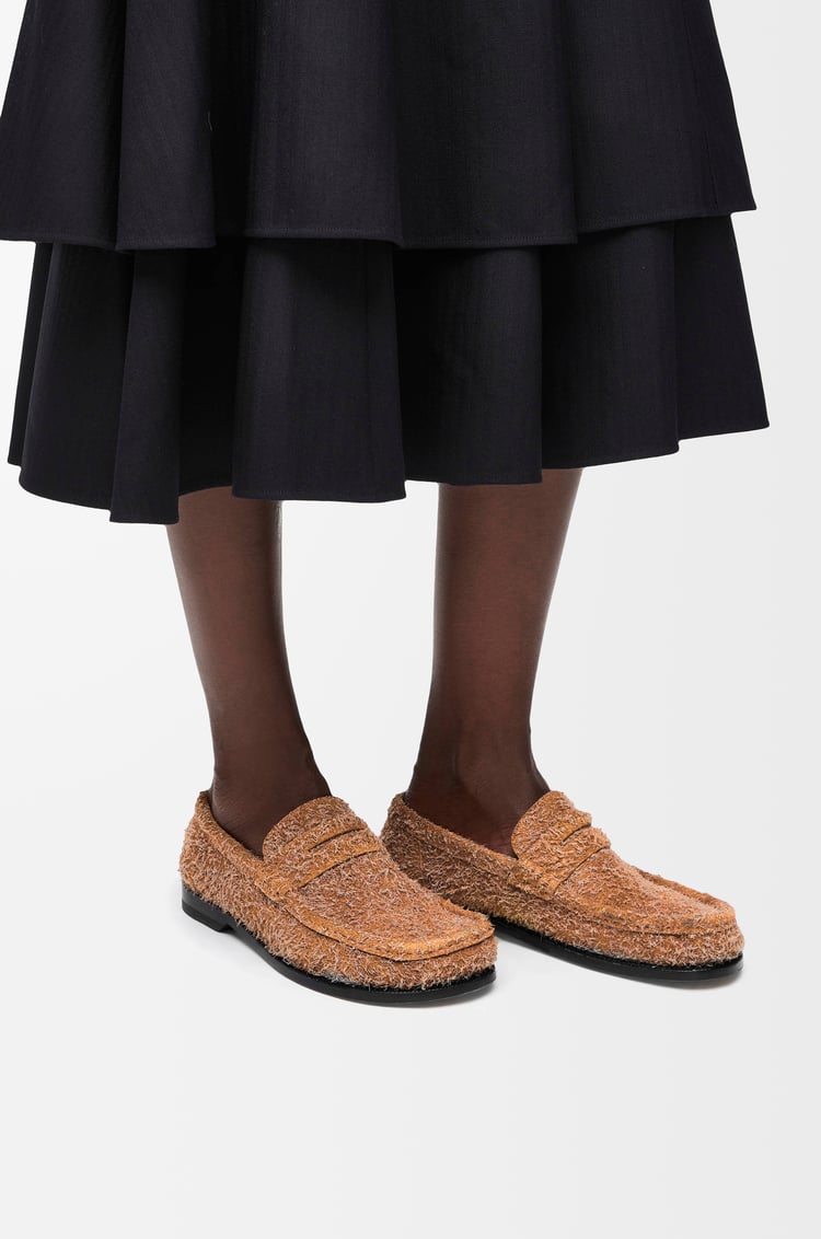 Loewe Campo Loafer In Brushed Suede 2 Colours