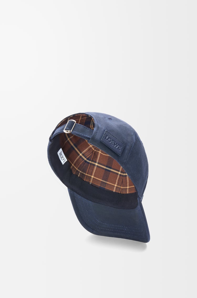 Loewe Cap In Waxed Canvas 2 Colours
