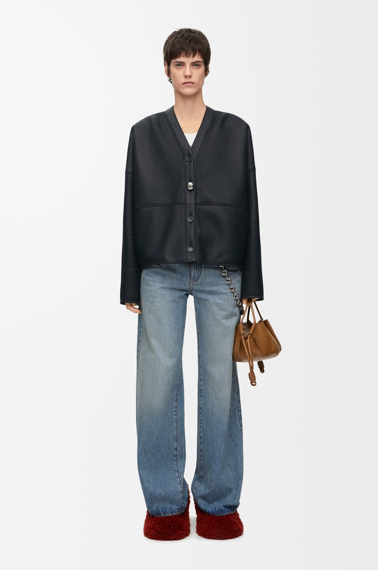 Loewe Cardigan In Shearling 1 Colours