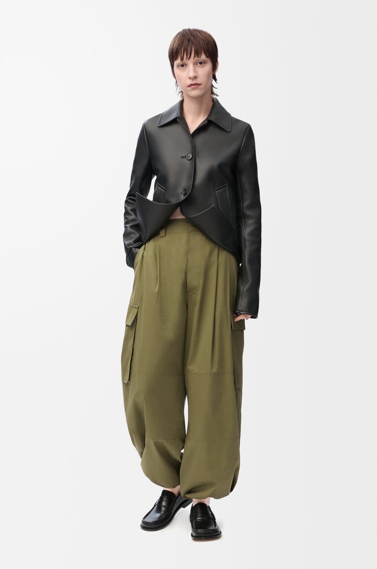 Loewe Cargo Trousers In Cotton And Silk 1 Colours