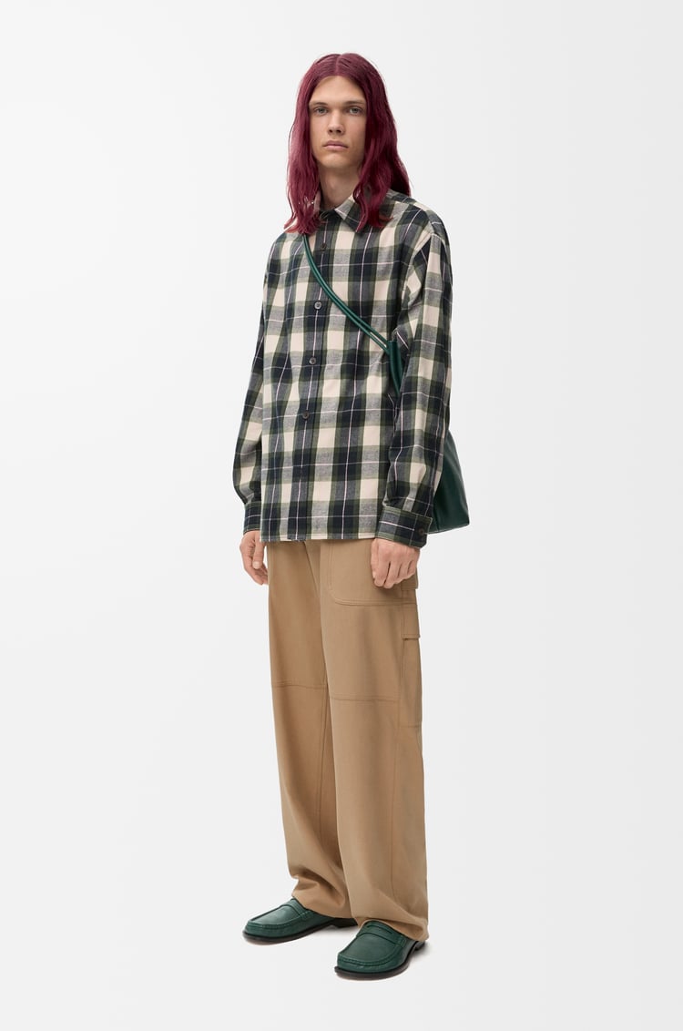 Loewe Cargo Trousers In Cotton And Silk 1 Colours