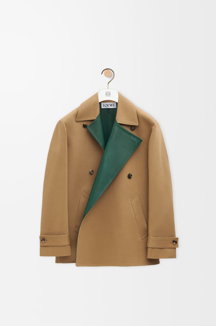 Loewe Coat in cotton and nappa calfskin 1 Colours