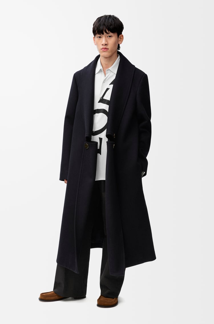 Loewe Coat In Wool And Cashmere 1 Colours
