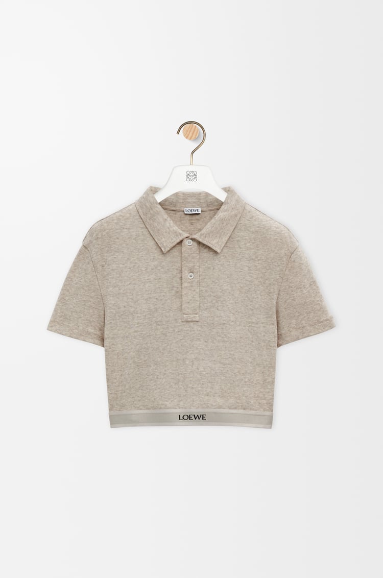 Loewe Cropped polo in cotton and wool 2 Colours