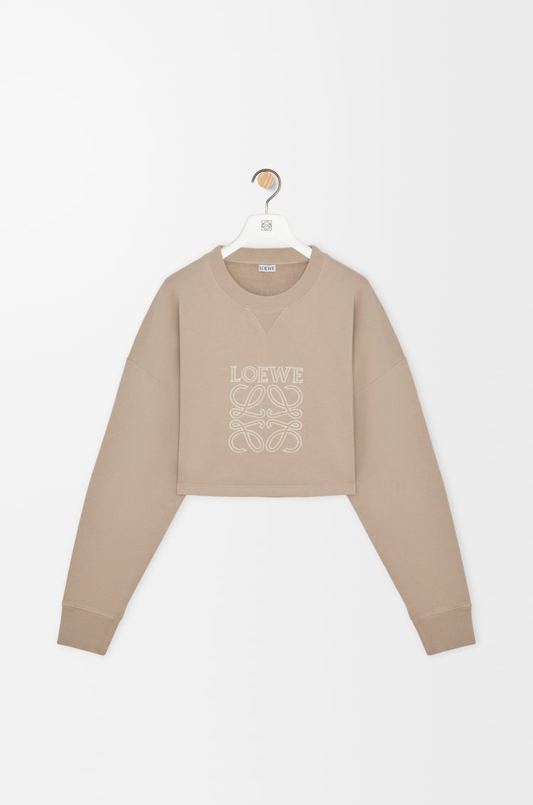 Loewe Cropped sweatshirt in cotton 2 Colours