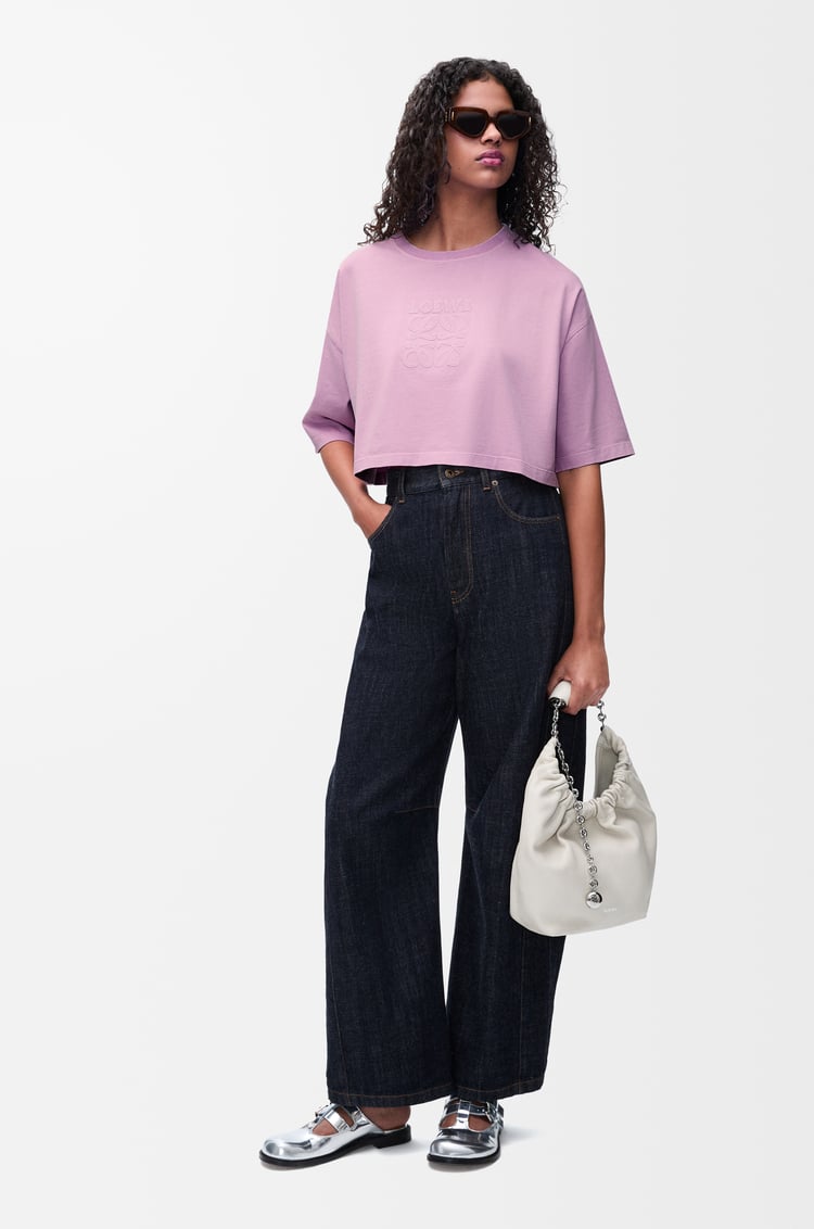 Loewe Cropped T-shirt In Cotton 3 Colours