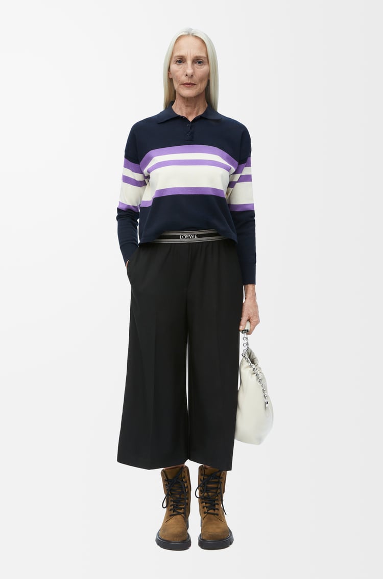 Loewe Cropped Trousers In Wool 1 Colours