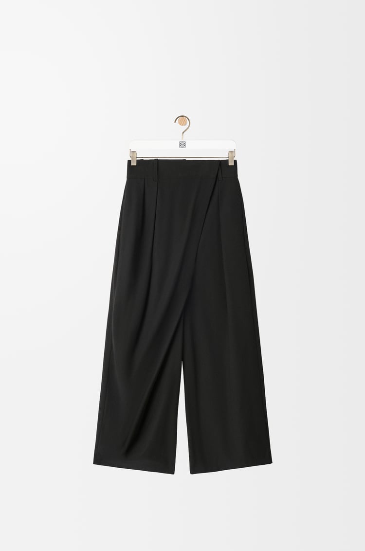 Loewe Cropped wrap trousers in cotton 1 Colours
