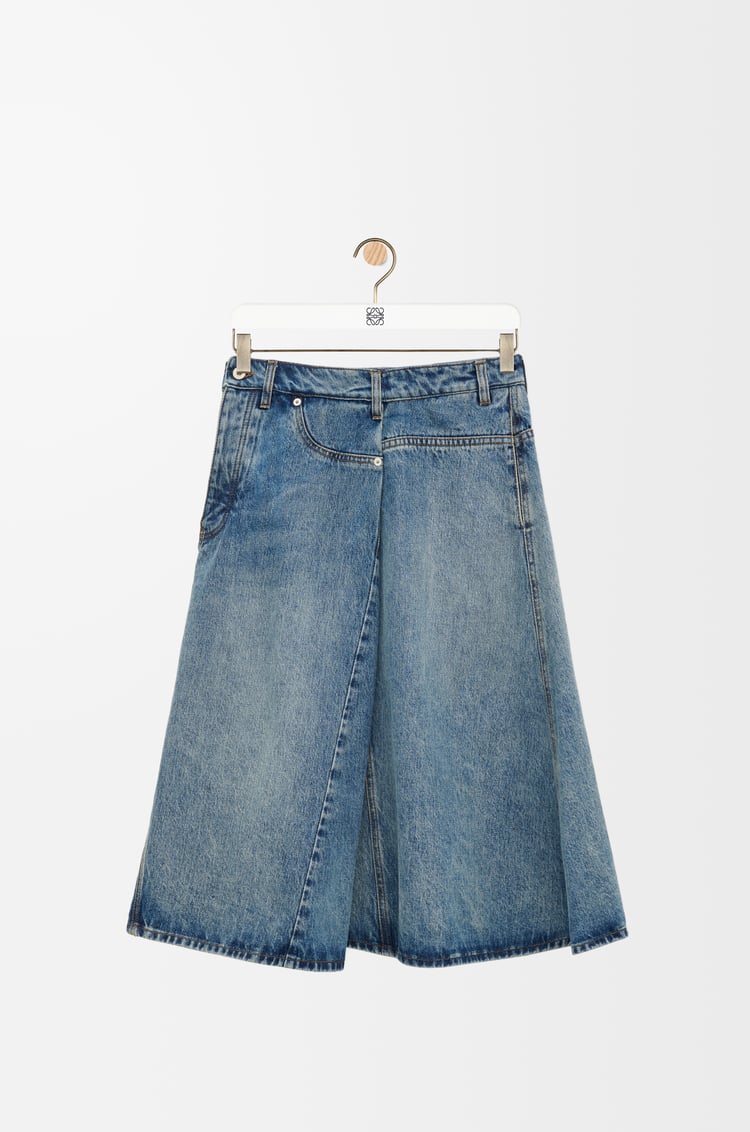 Loewe Deconstructed skirt in denim 1 Colours