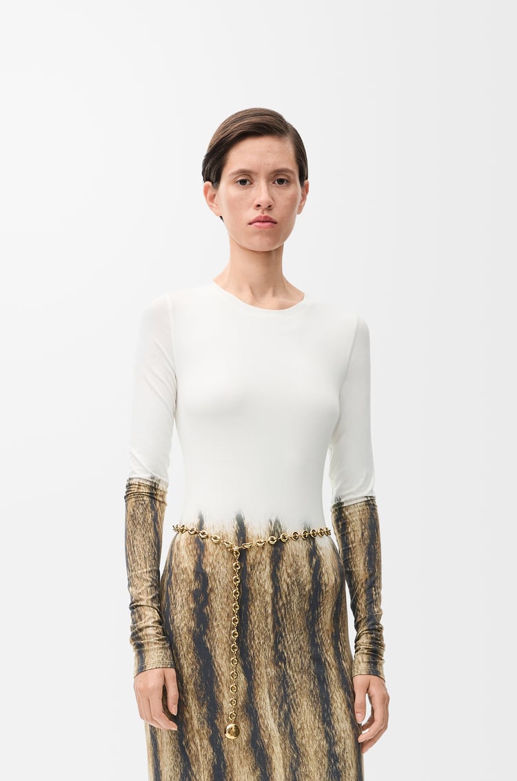 Loewe Donut Chain Belt In Brass 1 Colours