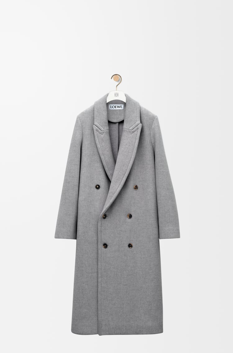 Loewe Double-breasted coat in cashmere 1 Colours