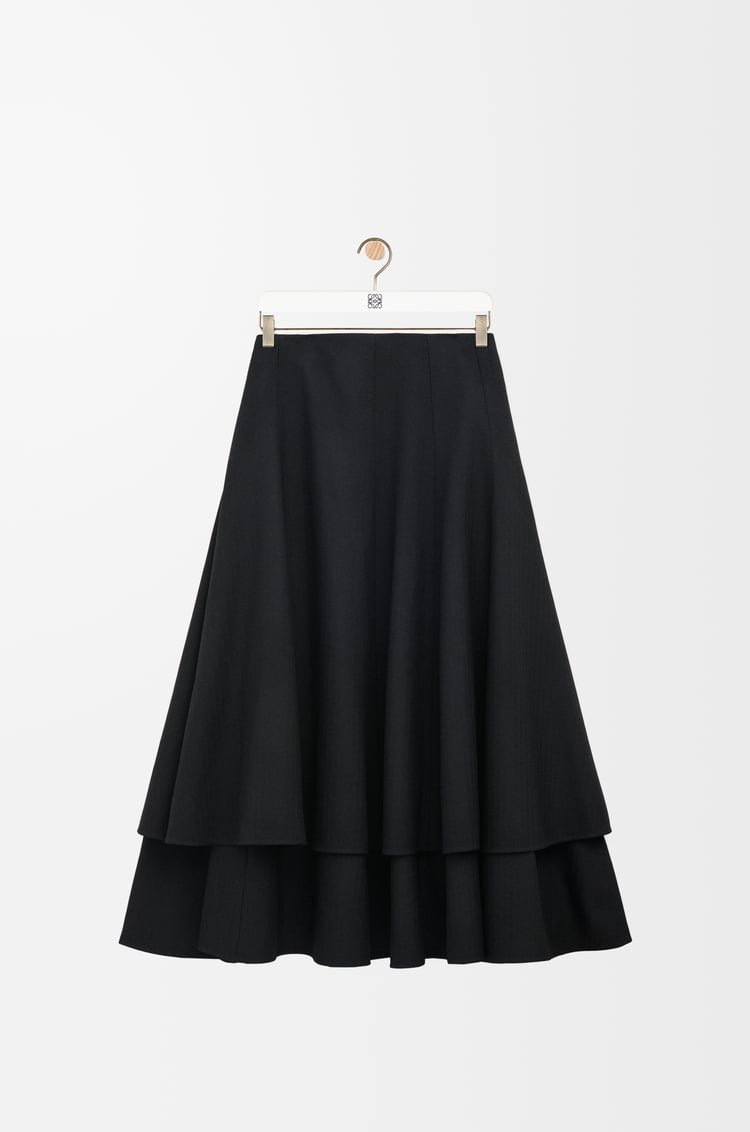 Loewe Double layer skirt in wool 1 Colours