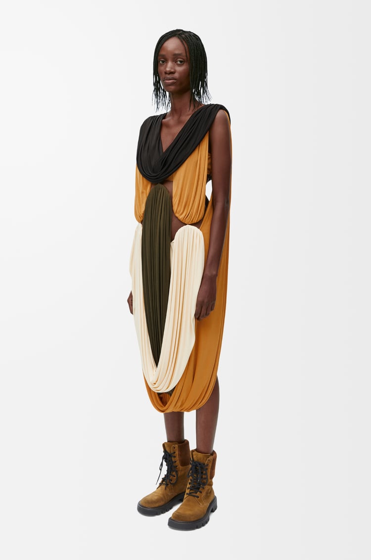 Loewe Draped Dress In Viscose 1 Colours