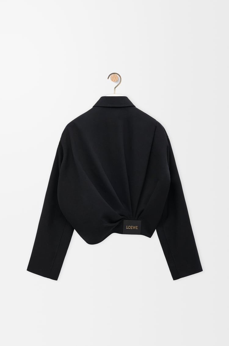 Loewe Draped Jacket In Cotton And Silk 2 Colours