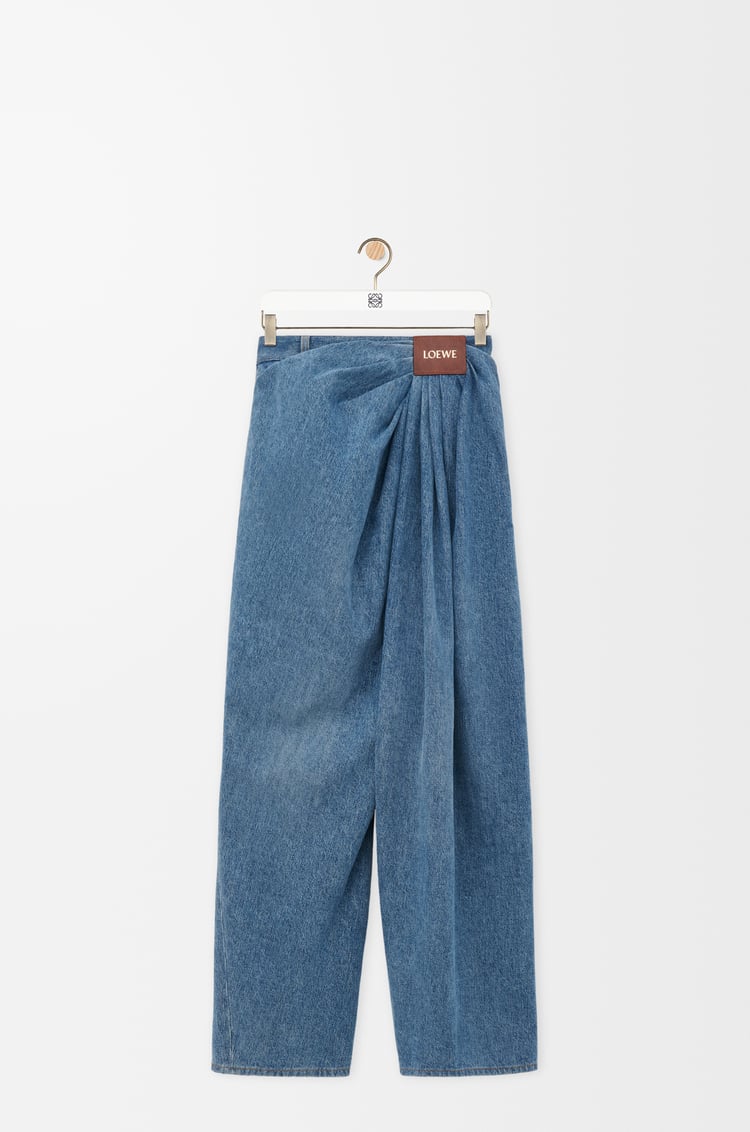 Loewe Draped jeans in denim 1 Colours