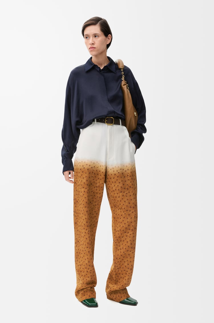 Loewe Draped Shirt In Silk 1 Colours