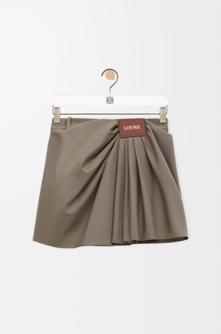Loewe Draped skirt in cotton and silk 2 Colours
