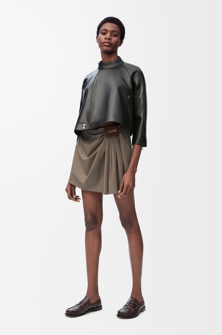 Loewe Draped Skirt In Cotton And Silk 2 Colours