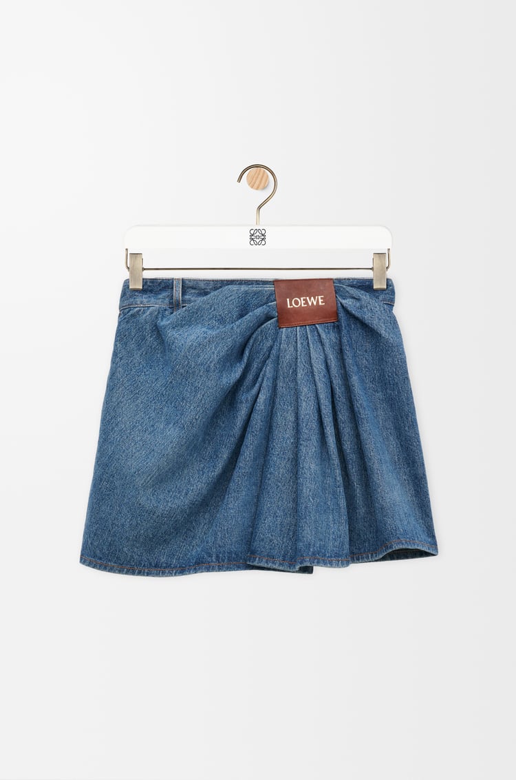 Loewe Draped skirt in denim 1 Colours