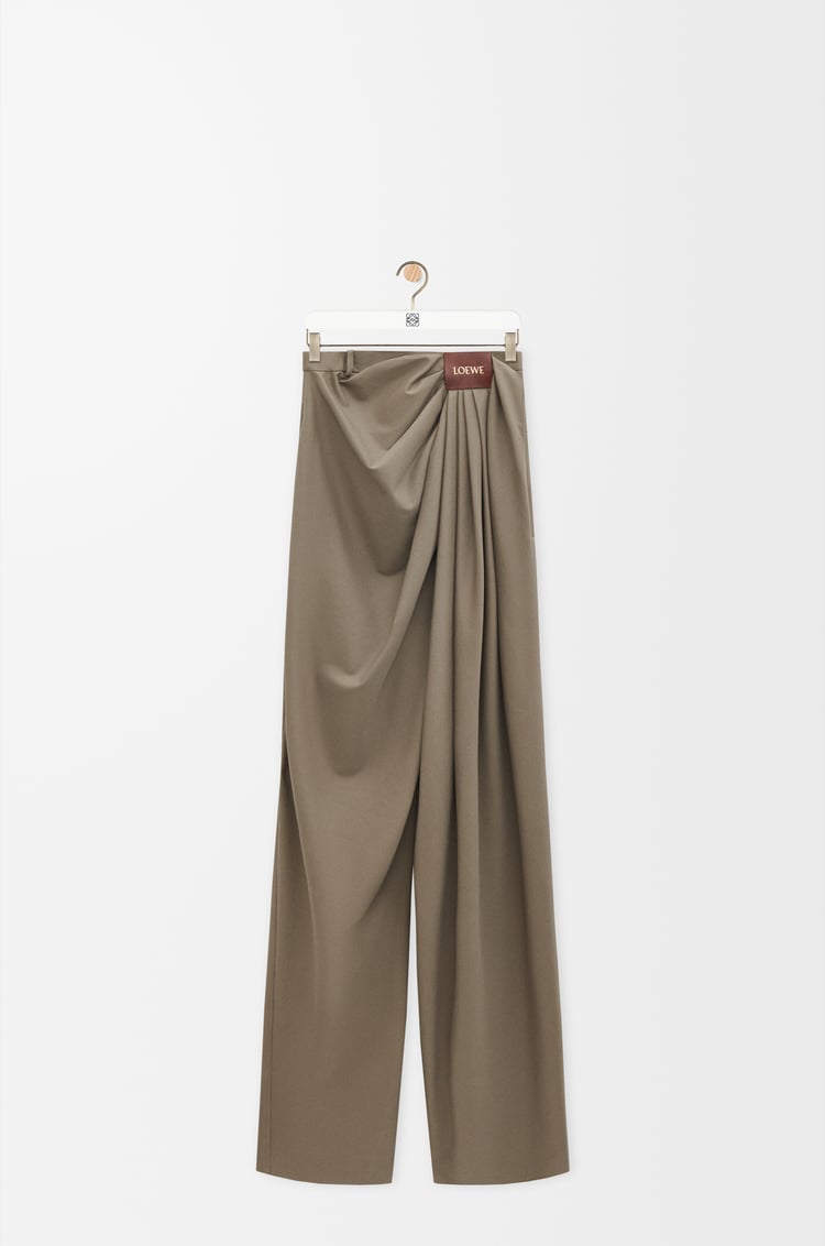 Loewe Draped trousers in cotton and silk 2 Colours