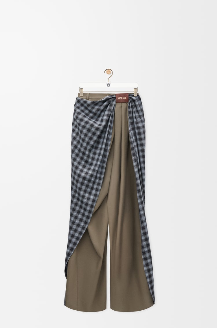 Loewe Draped trousers in cotton and wool 1 Colours