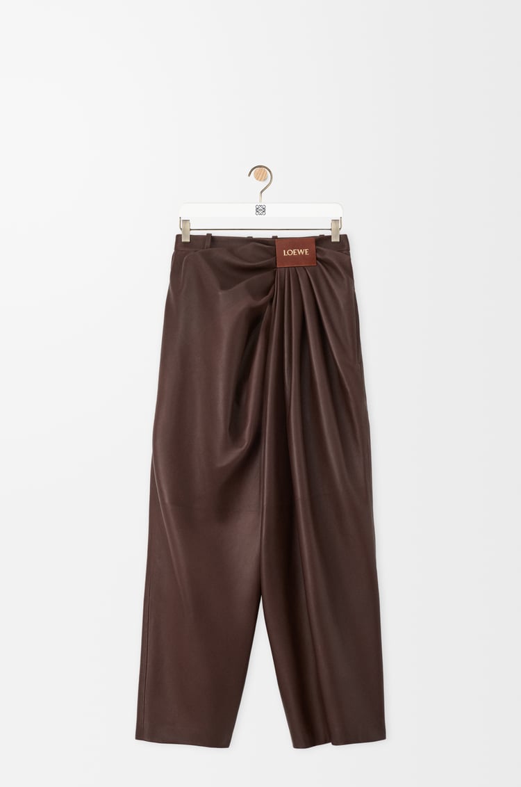 Loewe Draped trousers in nappa lambskin 1 Colours